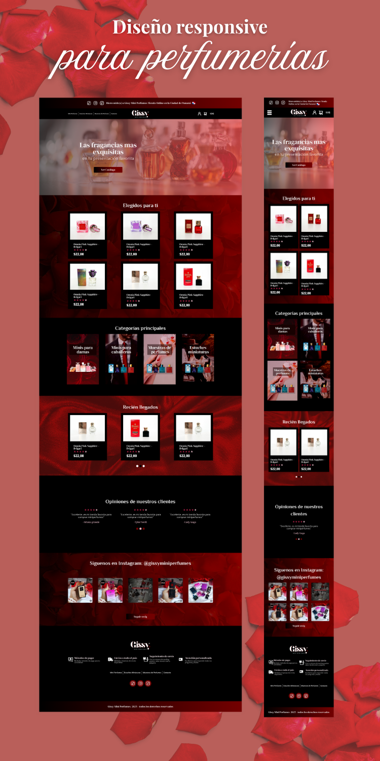  crear una tienda de perfumes online
Diseño web para tiendas de perfumes