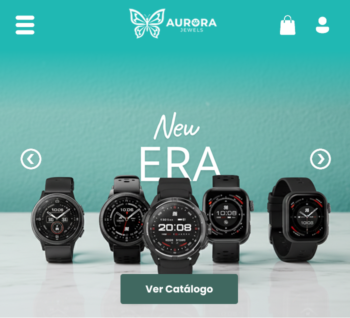  Diseño del hero de una página web para una joyería 