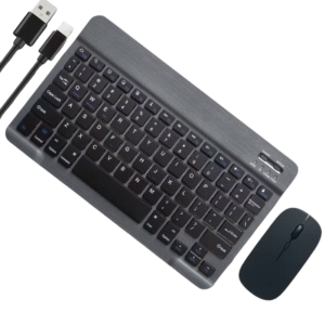 ➤ Set Teclado y Ratón Inalámbricos Ultrafinos | Silenciosos, Ergonómicos y con Carga Tipo-C